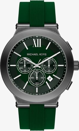 Michael Kors Oversized Billie Gunmetal and Silicone Watch