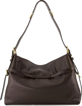 Givenchy Womens Shoulder Bag Voyou Brown Calfskin