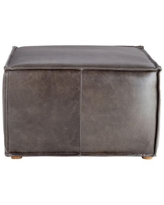 Cyan Design Lusso Square Leather Pouf