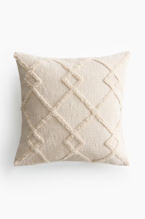 H&M Tufted cotton cushion cover - Beige