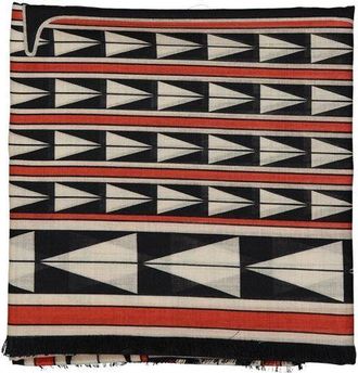 Lanvin Black Wool Womens Scarf