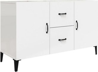 vidaXL Vidaxl - Aparador De Madera De Ingenier&iacute;a Blanco Brillante 100x36x60 Cm