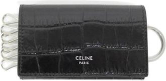 Celine Pre-owned Accessories, female, Black, Size: ONE SIZE Pre-owned Fur key-holders