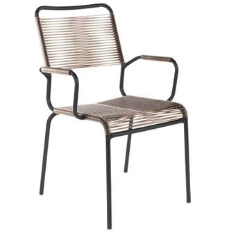 Schubiger M&ouml;bel Spaghetti-Stuhl Rigi mit Armlehnen