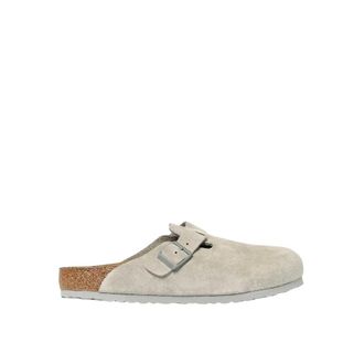 Birkenstock Mules, male, Beige, Size: 12 US Boston Suede Clog
