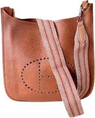 Herm&egrave;s Pre-owned Evelyne GM Tas - Dames - Vintage Schoudertas - Bruin - ONE Size - Leer - Vintage