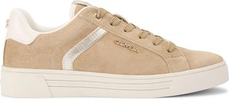 Carvela Womens Suede Fabric Daze Sneakers - Taupe - Size UK 8