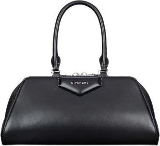Givenchy Small Antigona East-West Tas - Dames - Handtassen - Zwart - ONE Size - Katoen - Tassen