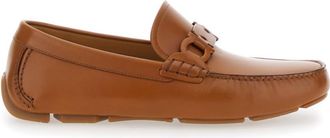 Ferragamo Brown Slip On Loafers