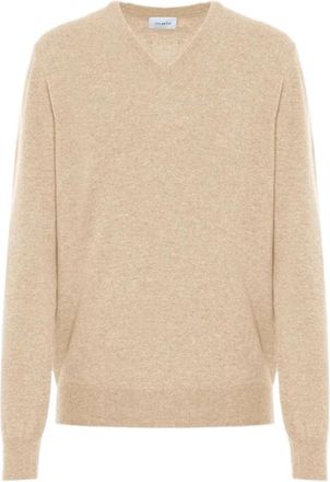 Malo V-hals Trui - Heren - Cashmere truien - Beige - 4XL - Kasjmier - Truien & Vesten