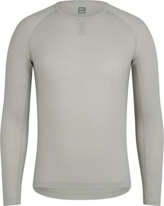 Rapha Merino Base Layer Long Sleeve Merinounterw&auml;sche f&uuml;r Herren | grau
