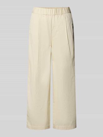 s.Oliver Red Label Regular Fit Culotte aus reiner Baumwolle in Beige, Gr&ouml;&szlig;e 34