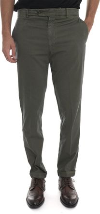 Berwich Pantalone modello chino YRETROGD Verde Berwich Uomo