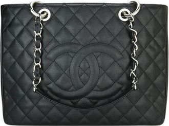 Chanel Caviar Quilted Grand Shopping Tote