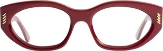 Family Affair Edith cat-eye glasses - Red