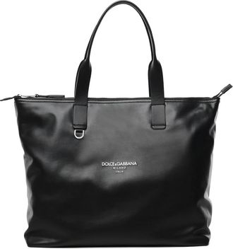 Dolce & Gabbana Shopping Bag Media - Heren - Shoppers - Zwart - ONE Size - Katoen - Tassen