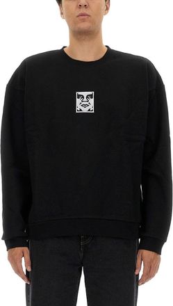 Obey Cotton Sweatshirt-Uomo