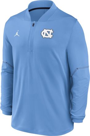 Nike Jordan Mens North Carolina Sideline Jordan Brand Dri-FIT College 1/2-Zip Top in Blue | 0JBA195UNCN-UCQ