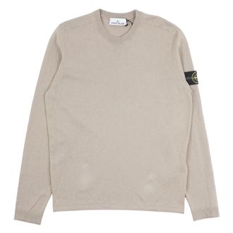 Stone Island Sweatshirts, male, Beige, Size: L Compass Logo Sweatshirt