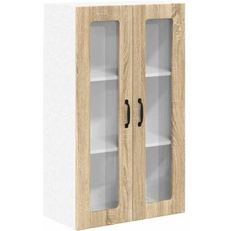 vidaXL Kitchen Wall Cabinet with Shelf Sonoma Oak 60 x 31 x 100 cm vidaXL