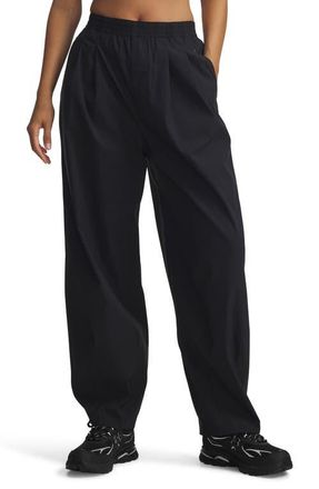 Under Armour Unstoppable Pleated Pants in Black //Black at Nordstrom, Size Xx-Large
