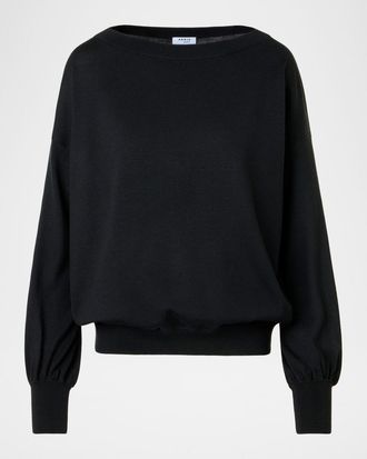 Akris Bateau-Neck Knit Sweater