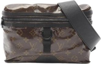 Louis Vuitton Pre-owned Belt Bags, male, Brown, Size: ONE SIZE Pre-owned Messenger PM Shoulder Bag