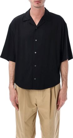 Ami Heritage Boxy Viscose Short Shirt