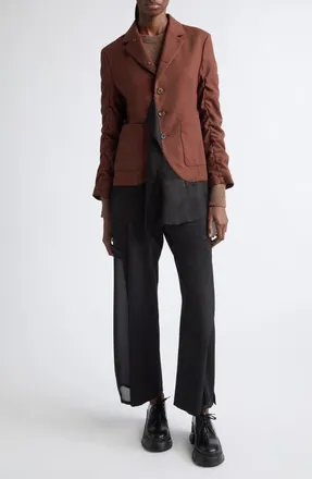Undercover Wool Blazer in Brown at Nordstrom, Size 2