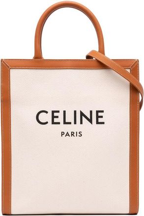 Celine Pre-owned Celine Small Canvas Vertical Cabas Satchel Ladies 9LZ5YTSRBK1FXMAT