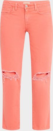 L'agence Nevia Low-Rise Slouchy Straight Jeans
