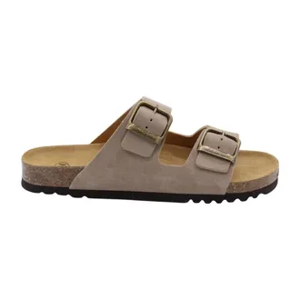 Scholl Sliders, male, Beige, Size: 11 US Saga Slipper