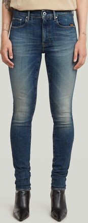 G-Star 3301 Skinny Jeans - Donkerblauw - Dames