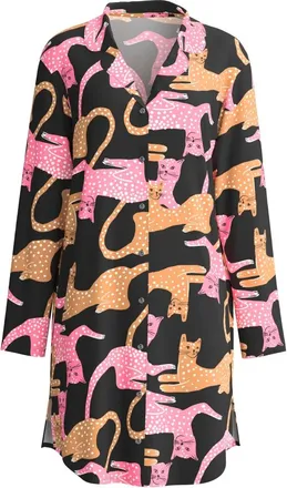 CALIDA Kleedjes, Dames, Veelkleurig, M, Zijden Blousejurk