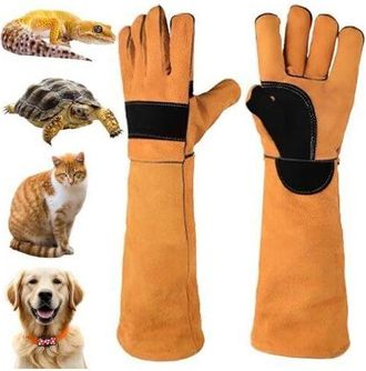 OEM Guantes Resistentes A Las Mordeduras Para El Manejo De Animales, Guantes De Trabajo Antimordeduras De 45 Cm, Guantes Para El Manejo De Reptiles, Para 
