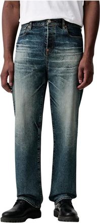 Kenzo Straight Fit Jeans van Japans denim - Heren - Jeans - Blauw - Maat: W34 Denim
