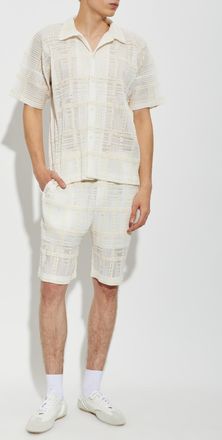 Homme Pliss&eacute; Issey Miyake Pleated Shirt, Mens, White
