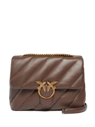 Pinko quilted crossbody bag - Brown