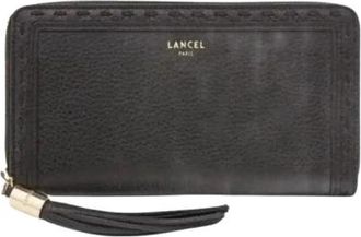 Lancel 1er Flirt Long Zip Wallet - Dames - Portefeuilles - Zwart - ONE Size - Leer - Accessoires
