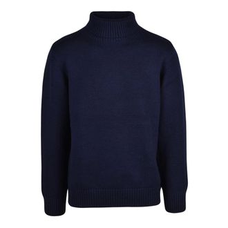 Add Truien & Vesten, Heren, Blauw, S, Wol, Maglione Collo Alto