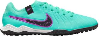 Nike Mens Legend 10 Pro Turf - Soccer Shoes Black/Fuchsia Dream/Hyper Turquoise Size 10.0