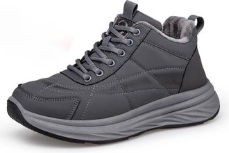 Generic Mens Gym Trainers - Mens Thermal Insulated Winter Walking Sneakers with Arch Support for Outdoor Hiking and Casual Everyday Wear Lightweight Breathabl