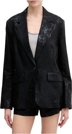 Silvian Heach Jassen, Dames, Zwart, M, Polyester, Silvian Heach jasjack khutlo