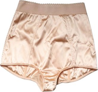 Dolce & Gabbana Bottoms, female, Beige, Size: L High Waist Girdle Panty