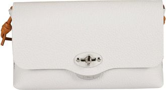 Zanellato Cross Body Bags, female, Gray, Size: ONE SIZE Lettera Daily S Clutch