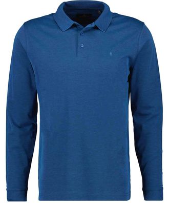 Ragman Longshirt RAGMAN, Herren, Gr. 110, blau (blau, melange, 765), Baumwollmischung, ohne Ausschnitt, Shirts Longshirt