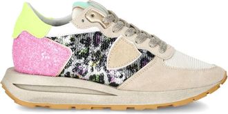 Philippe Model Sneakers Tropez Haute Running - Dames - Sneakers - Veelkleurig - 35 EU - Su&egrave;de - Schoenen