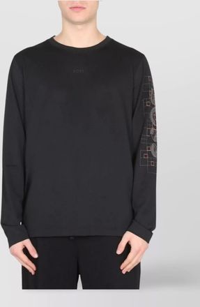 HUGO BOSS logo sleeve crew neck t-shirt