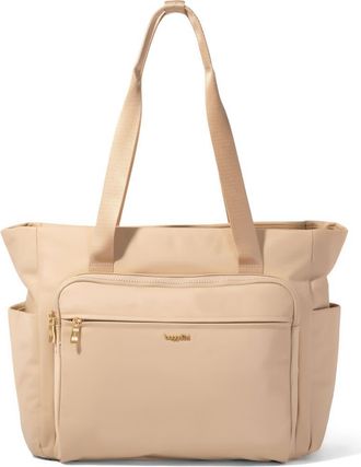 Baggallini Nolita Laptop Tote Bag in Desert Sand Twill at Nordstrom