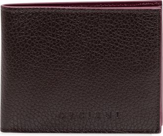 Orciani Compacte Portemonnee - Heren - Portefeuilles - Bruin - ONE Size - Leer - Accessoires